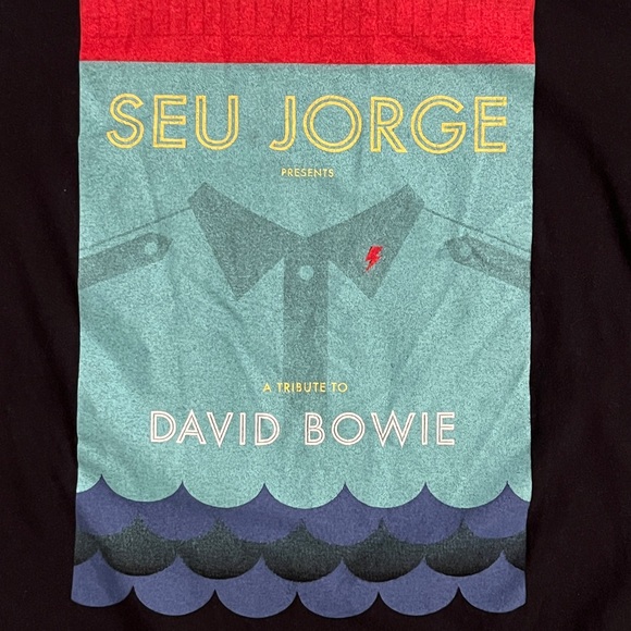 Seu Jorge – The Life Aquatic: A Tribute To David Bowie Official Concert T-shirt - Picture 2 of 5